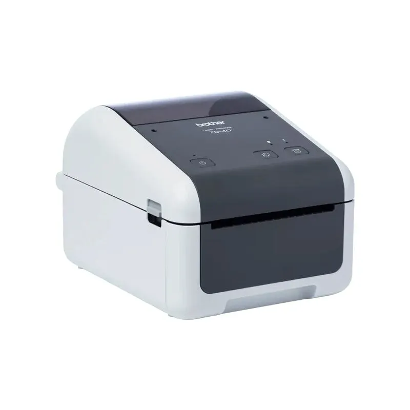 Alternativ bild 0 för Brother TD-4210D - Etikettskrivare - direkt termisk - Rulle (11,8 cm) - 203 dpi - upp till 127 mm/sek - USB 2.0, seriell - grå, vit