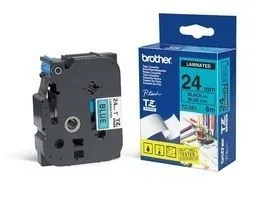 Alternativ bild 0 för Brother TZe-551 - sort på blå 24mm x 8m