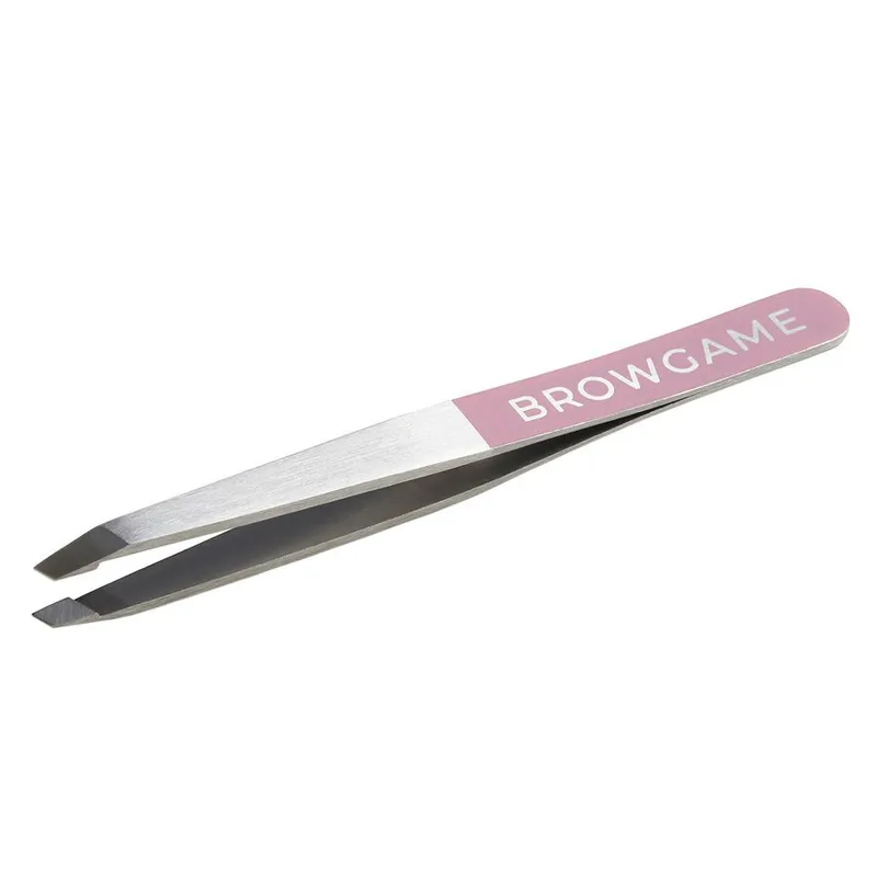 Bild 3 för Browgame Cosmetics Original Tweezer Slanted - Pink
