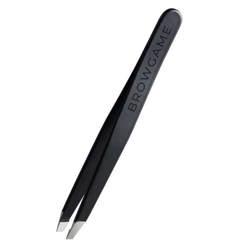 Bild 1 för Browgame Cosmetics Signature Tweezer Slanted - Soft Touch Blackout