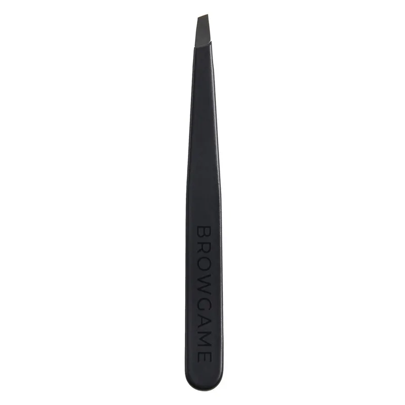 Bild 2 för Browgame Cosmetics Signature Tweezer Slanted - Soft Touch Blackout