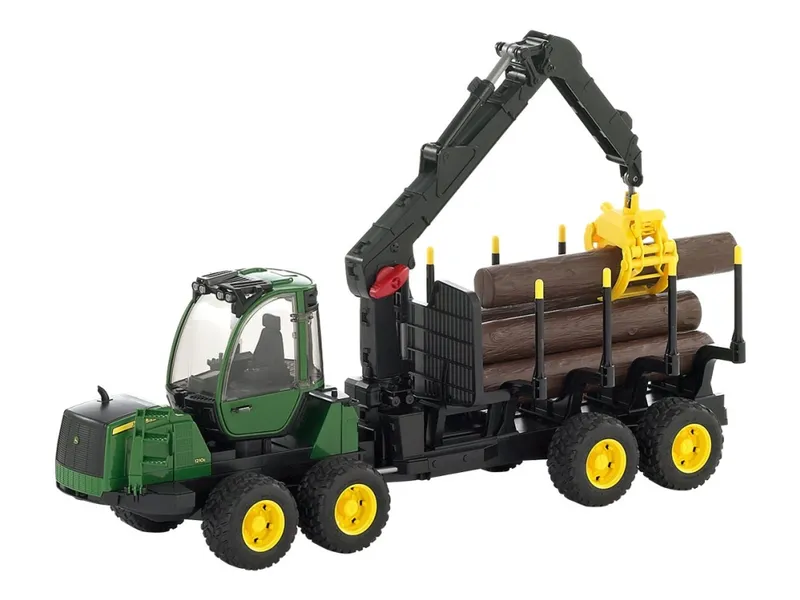 Alternativ bild 0 för Bruder John Deere 1210E Forwarder with 4 trunks and grab