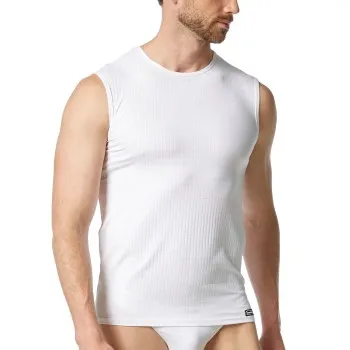 Alternativ bild 0 för Bruno Banani Check Line 2 0 Tanktop Vit polyamid Large Herr