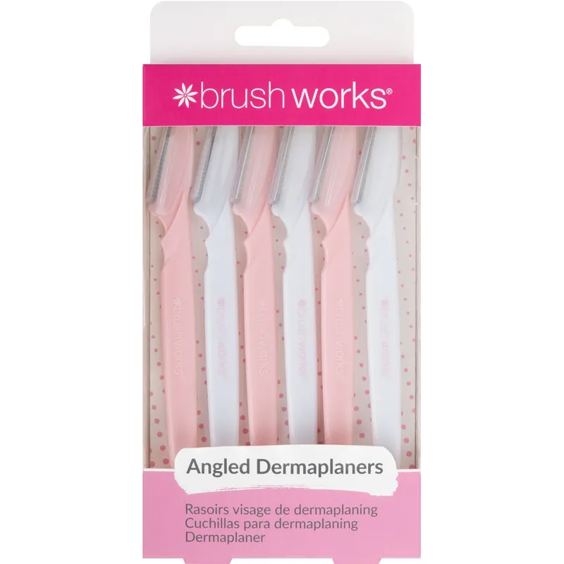 Bild 1 för Brushworks Angled Dermaplaners (Pack of 6)