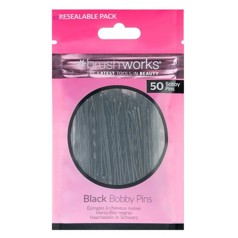 Bild 1 för Brushworks Black Bobby Pins