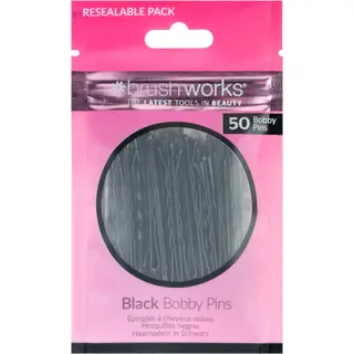 Produktfoto för Brushworks Black Bobby Pins