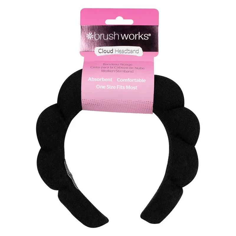 Bild 2 för Brushworks Black Cloud Headband