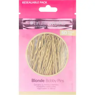 Produktfoto för Brushworks Blonde Bobby Pins