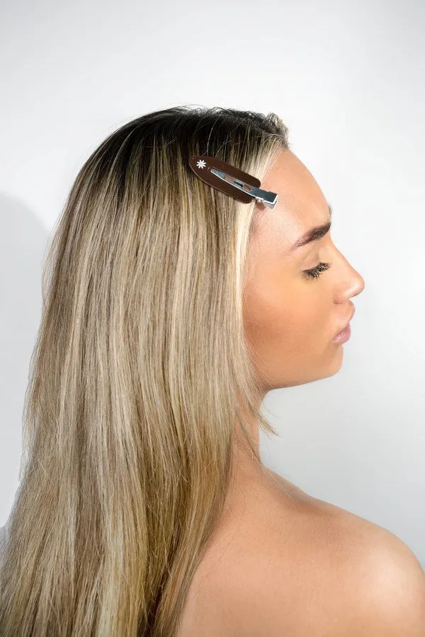 Bild 3 för Brushworks Nude No Crease Hair Clips (Pack of 8)