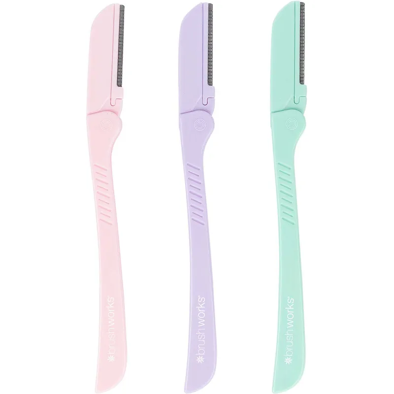 Bild 2 för Brushworks Pastel Eye Brow Razors 3-pack