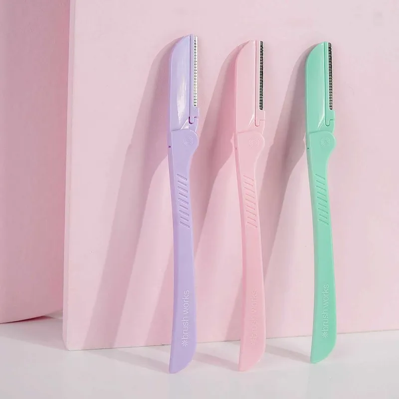 Bild 3 för Brushworks Pastel Eye Brow Razors 3-pack