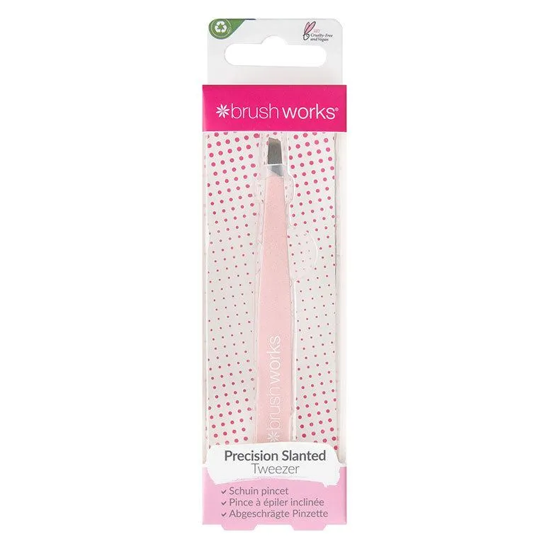 Bild 2 för Brushworks Precision Slanted Tweezer Purple