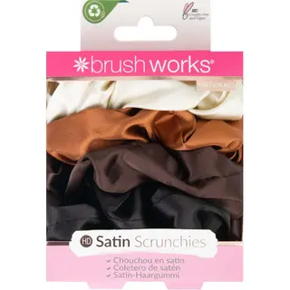 Produktfoto för Brushworks Satin Scrunchies