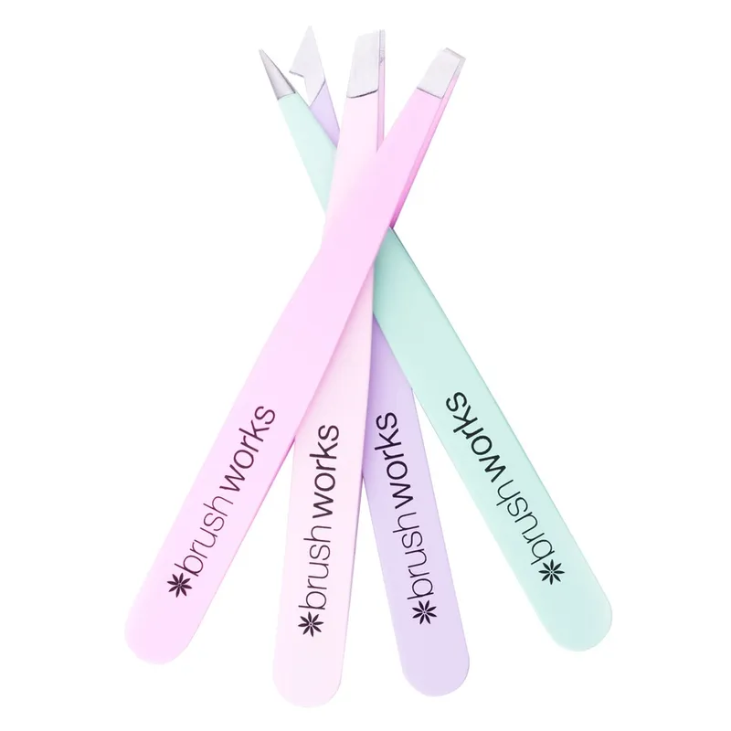 Bild 3 för Brushworks The Complete Tweezer Set Pastel