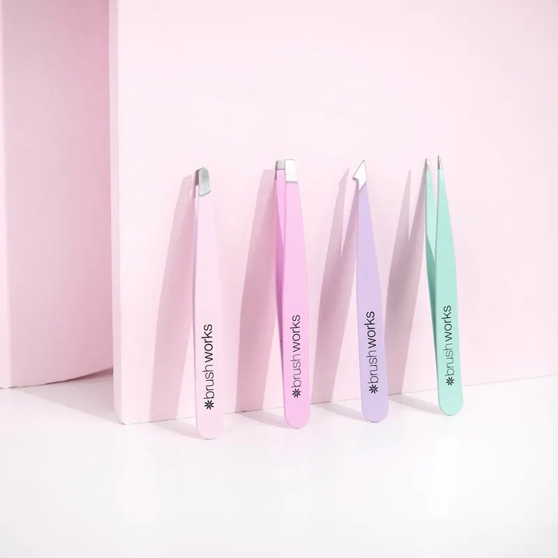 Bild 8 för Brushworks The Complete Tweezer Set Pastel
