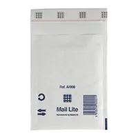 Produktfoto för Bubbelpåse Mail Lite A0 110x160 mm vit, 100 st