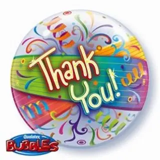 Produktfoto för Bubblaballong Thank you
