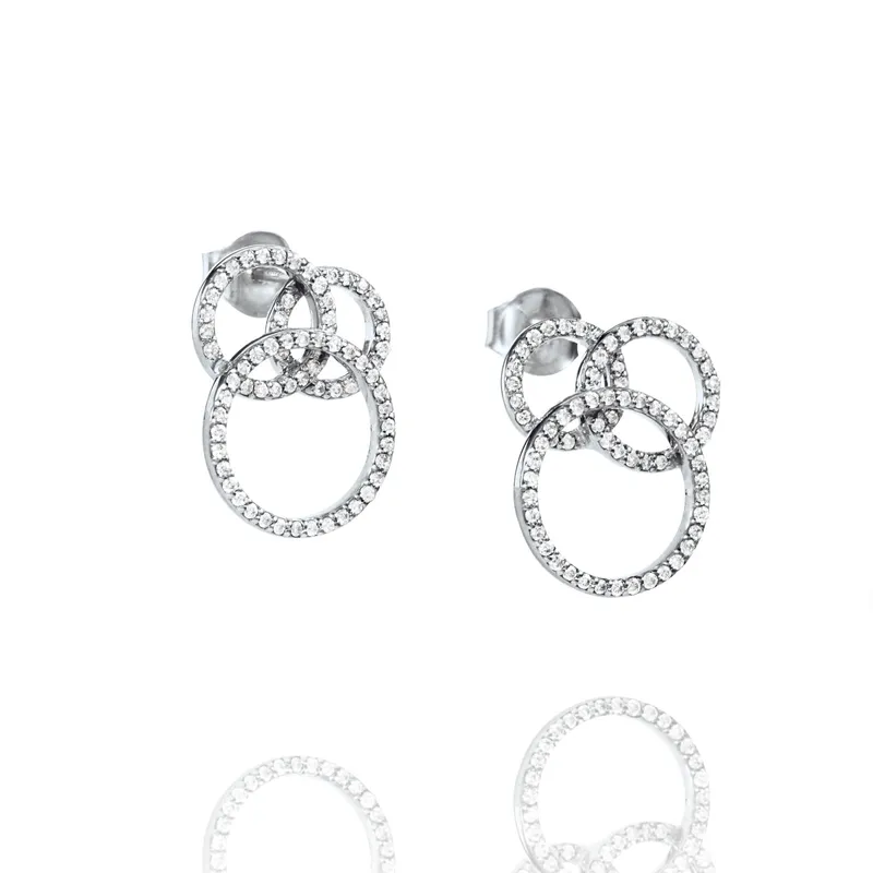 Alternativ bild 0 för Bubbles & Stars Ear Vitguld