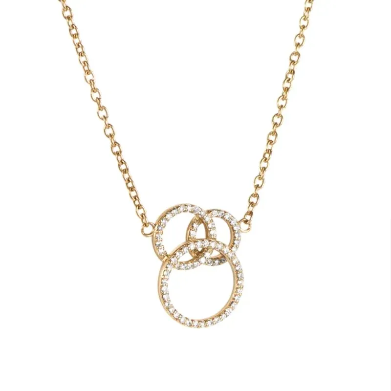 Alternativ bild 0 för Bubbles & Stars Halsband Guld