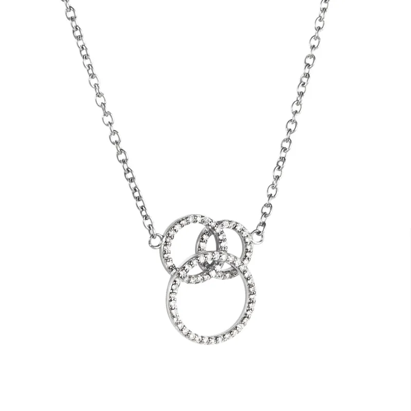 Alternativ bild 0 för Bubbles & Stars Halsband Vitguld