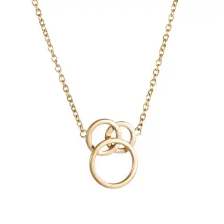 Produktfoto för Bubbles Halsband Guld
