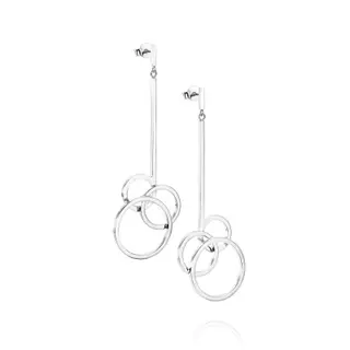Produktfoto för Bubbles Örhänge Silver