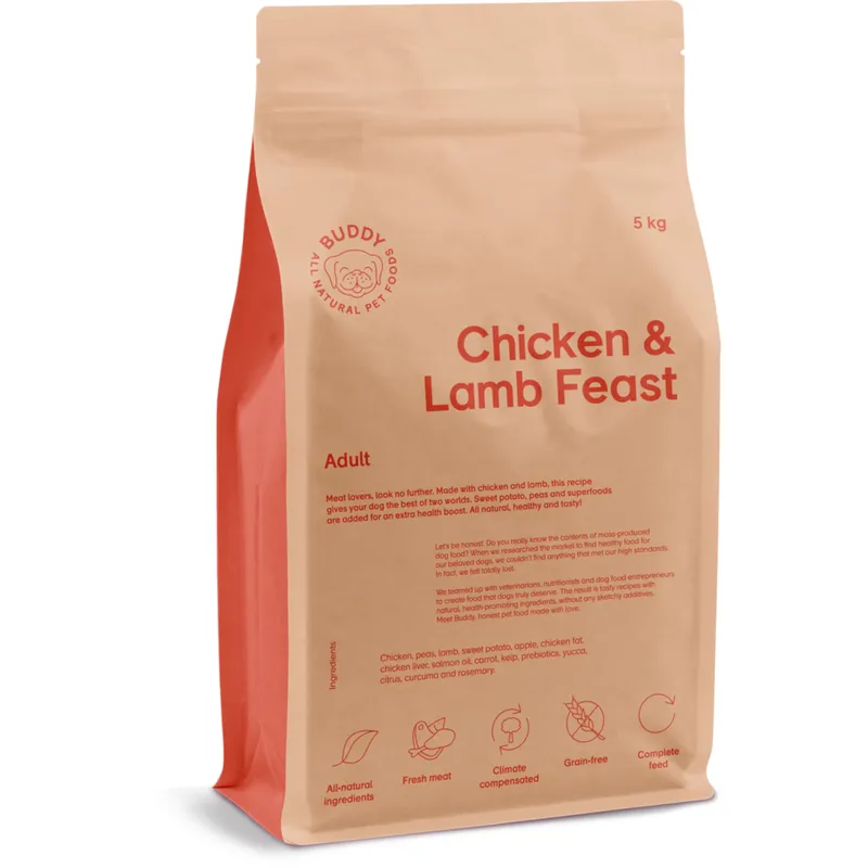 Bild 2 för Buddy Pet Foods Buddy Chicken & Lamb Feast 5 kg