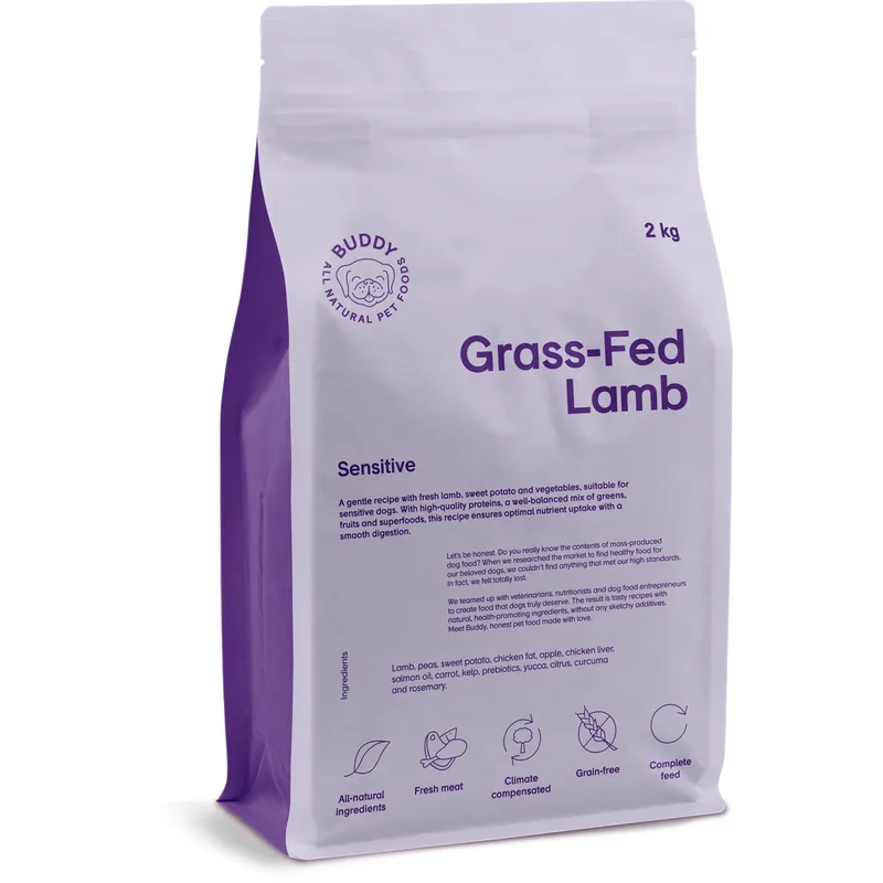 Bild 2 för Buddy Pet Foods Buddy Grass-Fed Lamb 2 kg