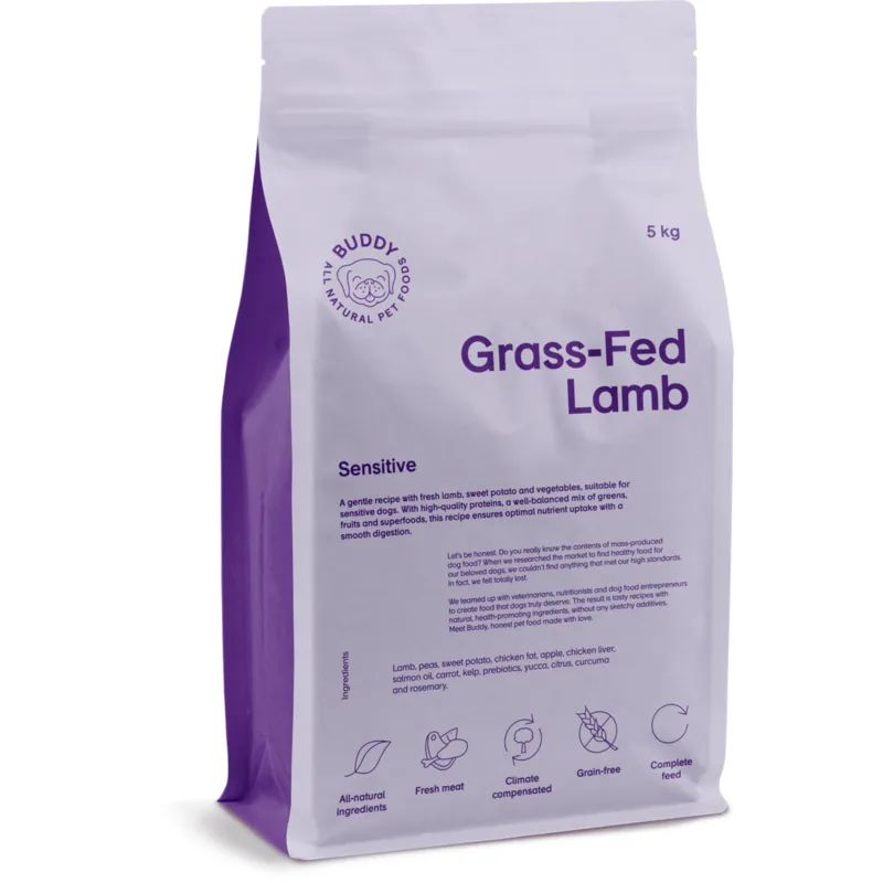 Bild 1 för Buddy Pet Foods Buddy Grass-Fed Lamb 5 kg