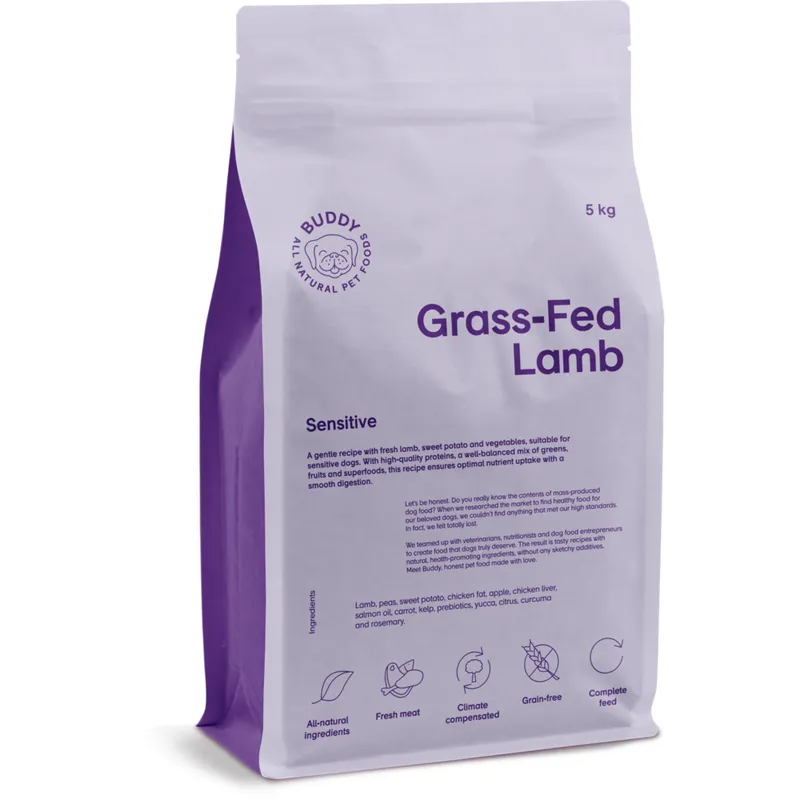 Bild 2 för Buddy Pet Foods Buddy Grass-Fed Lamb 5 kg