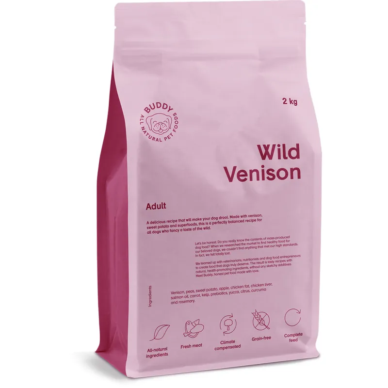 Bild 2 för Buddy Pet Foods Buddy Wild Venison 2 kg