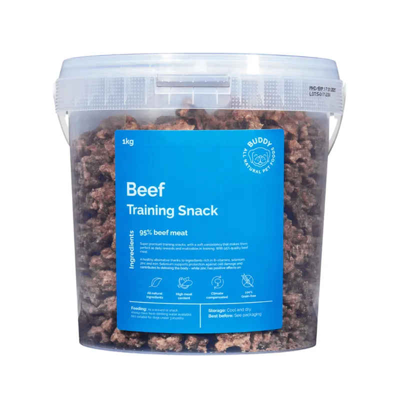 Bild 1 för Buddy Petfoods Beef Träningsgodis 1 kg