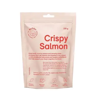 Produktfoto för Buddy Petfoods Crispy Salmon Hundgodis 150 g