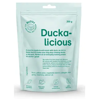 Produktfoto för Buddy Petfoods Duckalicious Hundgodis 200 g