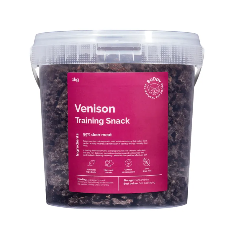 Bild 1 för Buddy Petfoods Venison Träningsgodis 1 kg
