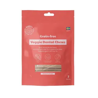 Produktfoto för Buddy Spannmålsfri Vegetariskt Dentaltugg M