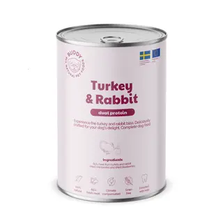 Produktfoto för Buddy Turkey & Rabbit 400 g
