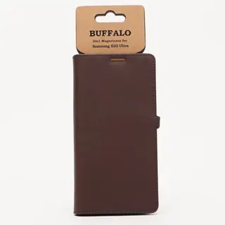 Produktfoto för Buffalo Wallet Leather for Samsung Galaxy S20 Ultra - Brown