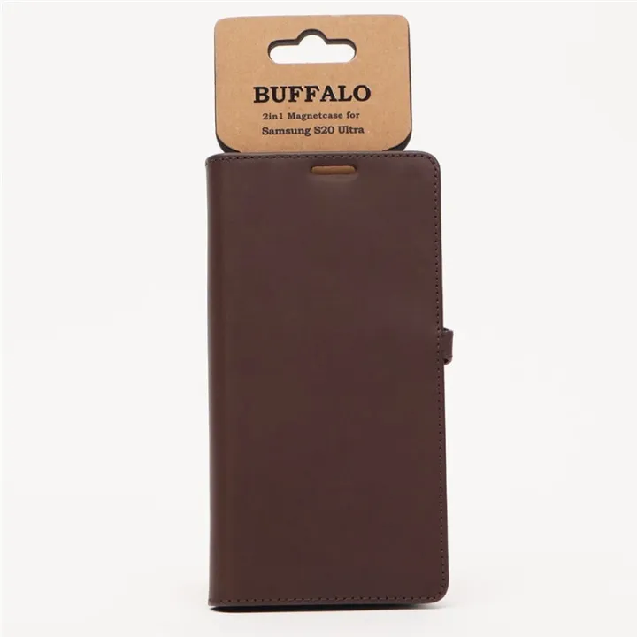 Alternativ bild 0 för Buffalo Wallet Leather for Samsung Galaxy S20 Ultra - Brown