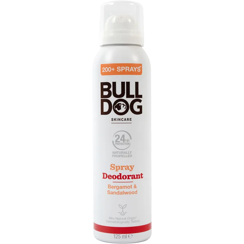 Bild 2 för Bulldog Bergamot & Sandalwood Spray Deodorant 125 ml