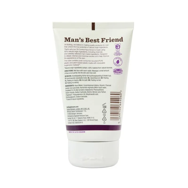Bild 2 för Bulldog Oil Control Face Scrub 125 ml