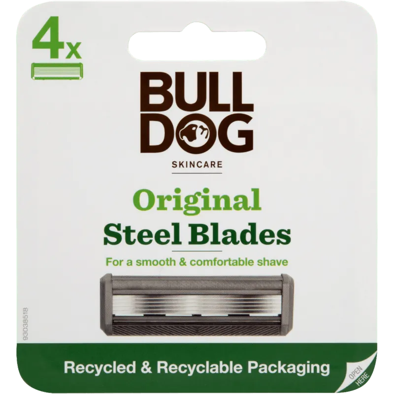 Bild 1 för Bulldog Original Steel Blades 4 st