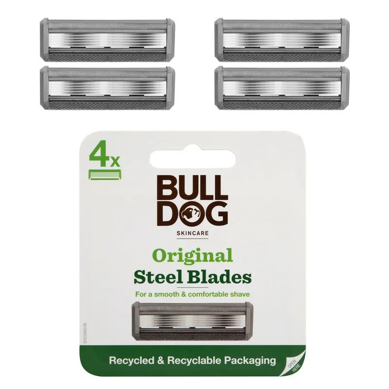 Bild 4 för Bulldog Original Steel Blades 4 st