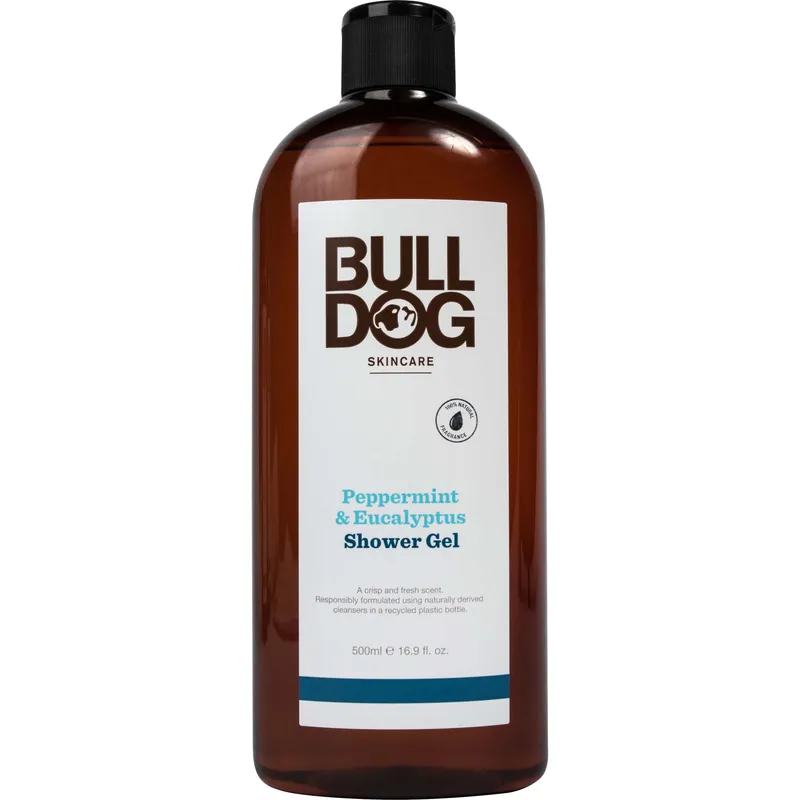 Bild 1 för Bulldog Peppermint & Eucalyptus Shower Gel 500 ml