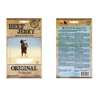Produktfoto för Bullseye Meats - Beef Jerky Original 50g