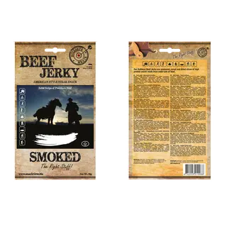 Produktfoto för Bullseye Meats - Beef Jerky Smoked 50g
