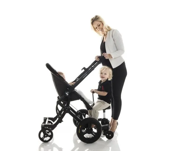 Bild 2 för Bumprider Sit Ståbräda (Svart)