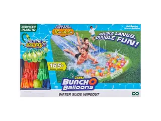 Produktfoto för Bunch O Ballons Water Slide Large, 2 Lanes + 6 Bunches