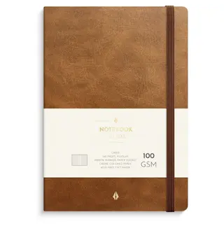 Produktfoto för Burde Notebook Deluxe A5 brown