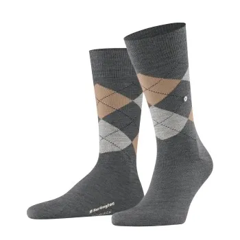 Alternativ bild 0 för Burlington Strumpor 3P Edinburgh Wool Sock Grå Strl 40/46 Herr